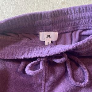 LPA sz Small Terry Cloth Shorts